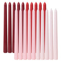 Viyffo Taper Candles 10 Inch Red Set of 20 Unscented, Dripless, Smokeless Long Tall Tapered Candlesticks Wedding Home Decor Dinn