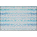 Seabreeze Sz16 Blue Coastal Rug Rectangle 3' X 5'