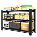 Rufokisa 40 W Garage Shelving Heavy Duty,1500LBS Loads Adjustable Garage Storage Shelves,3Tier Metal Storage Racks and Shelvin