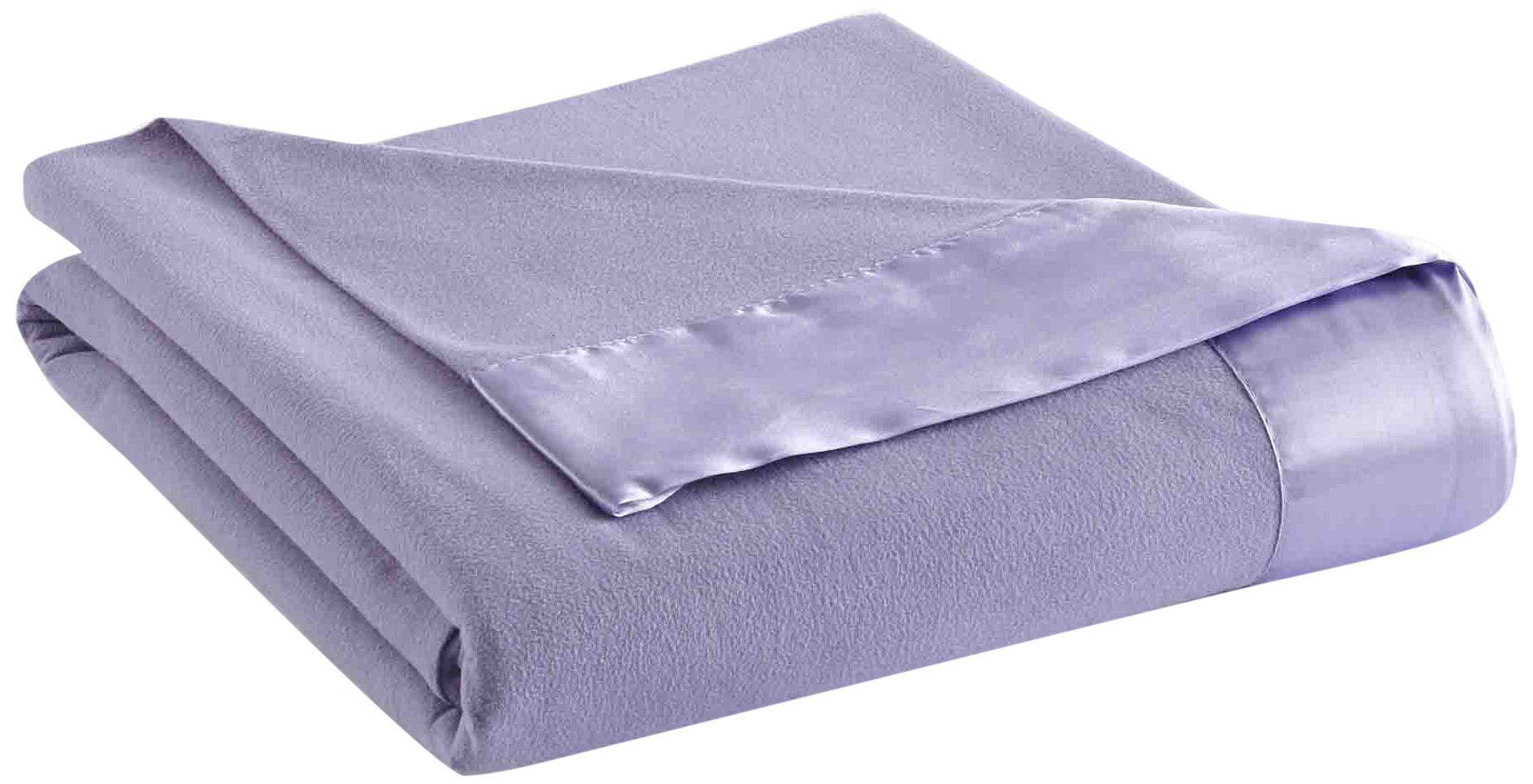 Thermee Micro Flannel King Sheet Blanket Lilac 90"x108" Lightweight All Seasons