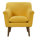 Lilola Home Shelby Yellow Woven Fabric Oversized Armchair