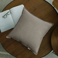Jeanerlor 24' X 24' Natural Cotton Linen Soft Soild Decorative Square Throw Pillow Covers Green Set Cushion Case For Sofa Bedr