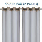 Chyhomenyc 2 Panels 100% Blackout Curtain Liners With 13 Rings, 100% Darkening Blackout Liner For 95 96 Inch Curtains, Each 40''