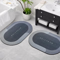 VIAXANA 2 Pieces Bathroom Mat Set for Home, Soft AntiSlip Bath Rugs, Water Absorbent Floor Mats for Bathroom, Kitchen & Wash Ba