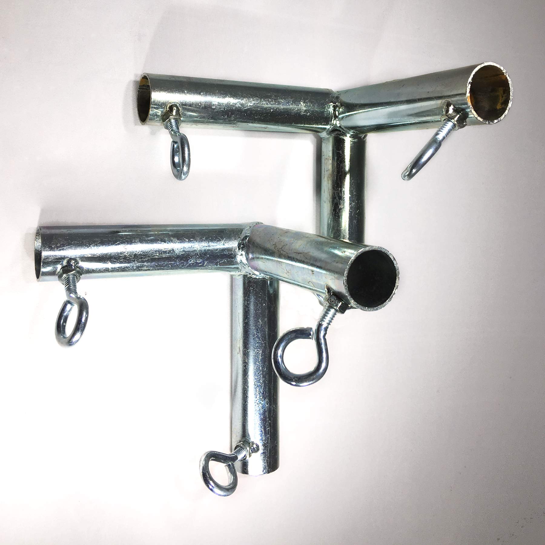 2Pcs 3/4' 3 Way Flat Corner Canopy Fitting Batting Cage Fitting (F3A) - Fits 3/4' Emt Pipe That Has An Outer Diameter Of 15/16