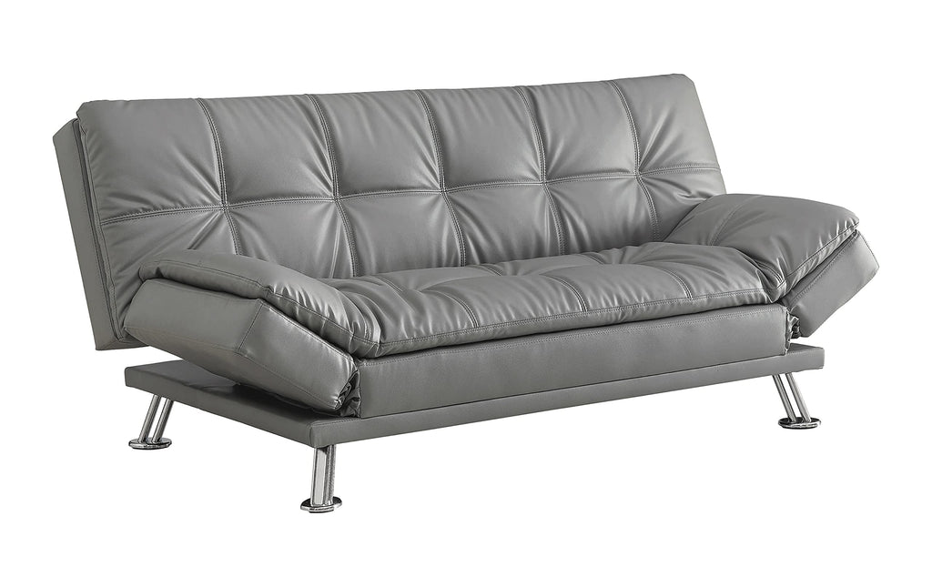 Coaster Home Furnishings Dilleston Tufted Back Upholstered Sofa Bed Grey