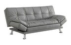 Coaster Home Furnishings Dilleston Tufted Back Upholstered Sofa Bed Grey