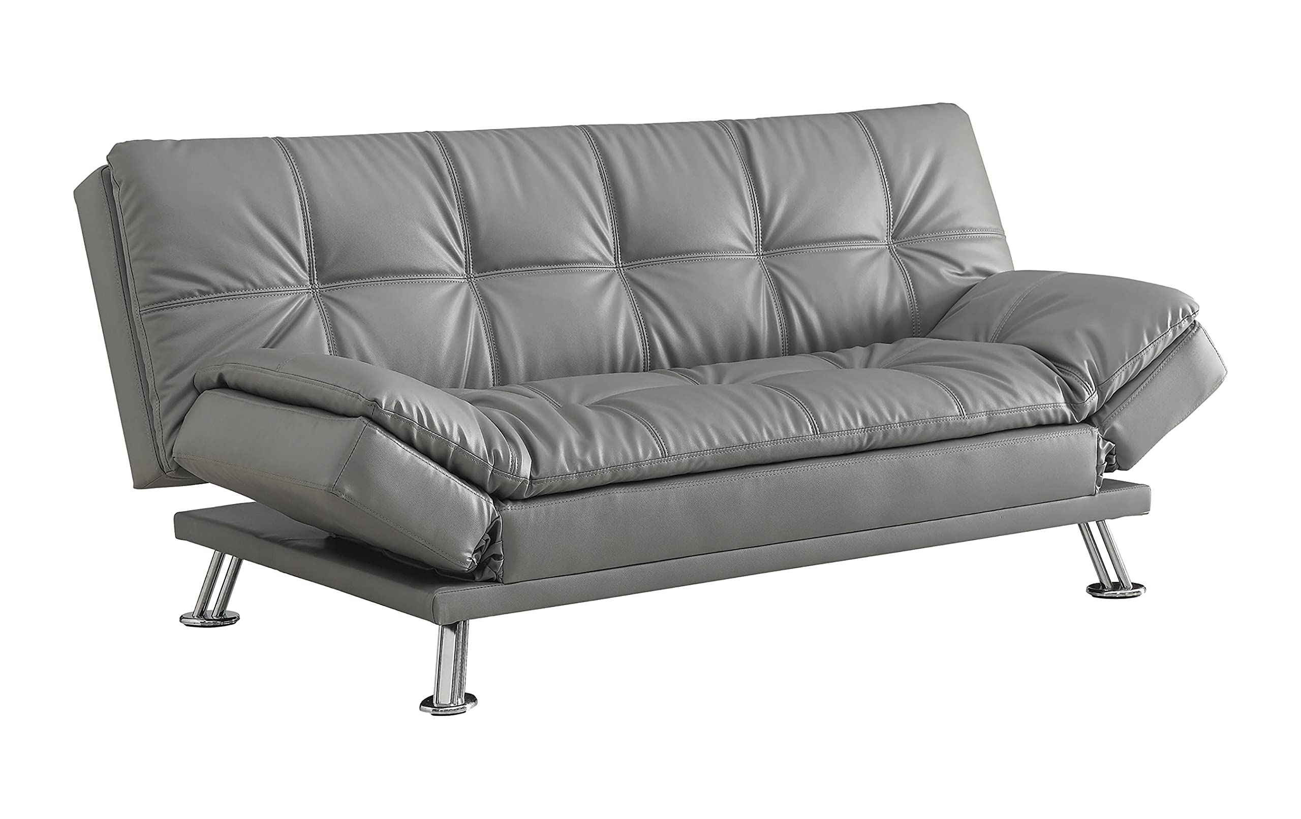 Coaster Home Furnishings Dilleston Tufted Back Upholstered Sofa Bed Grey