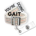 You 'Re Doing Gait Physical Therapy Badge Reel Retractable | Funny Physical Therapist Gifts, Gait Belt Pt Badge Holder With Alli