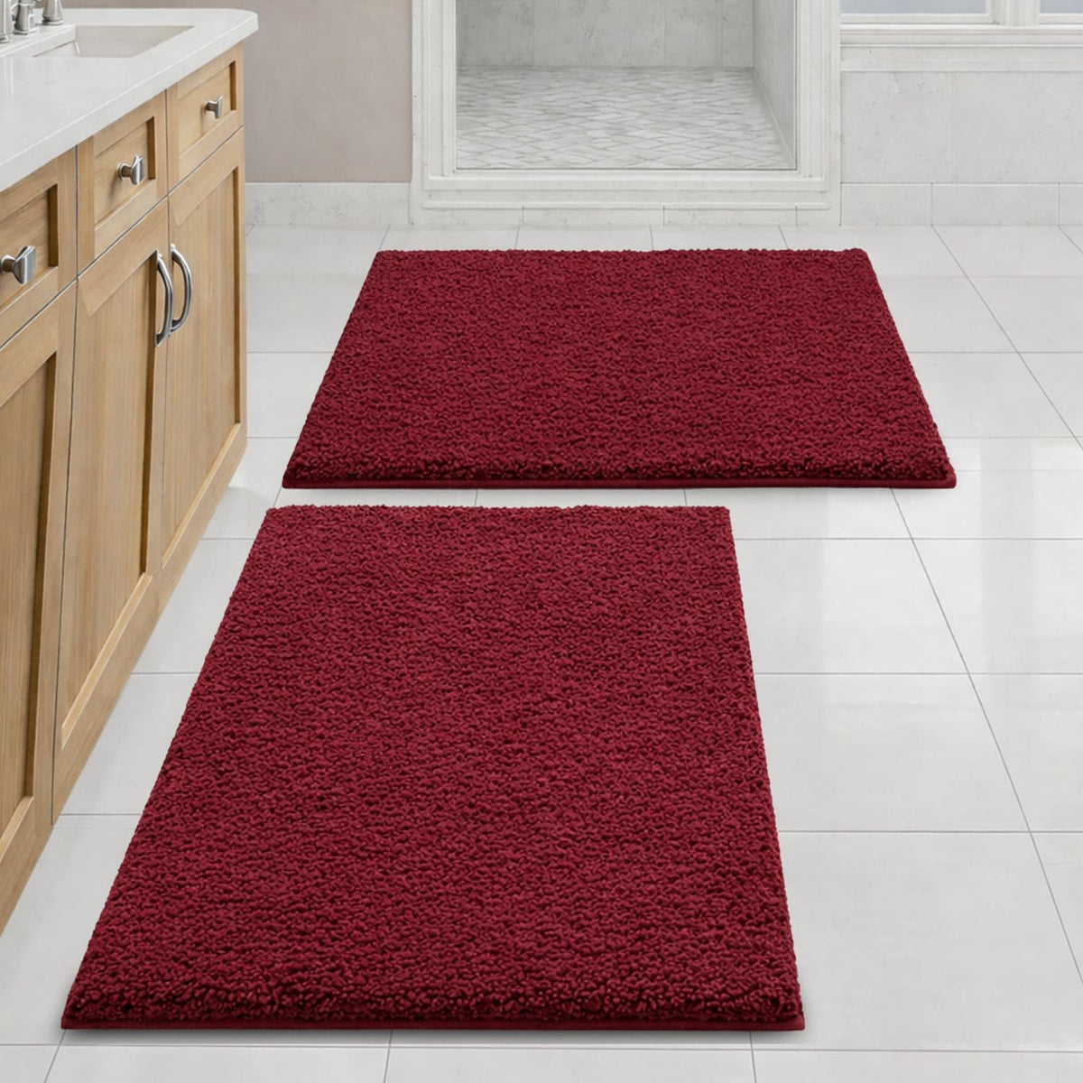 SITTELLA Door Mats for Home Combo | Pack of 2 | Microfiber Door Mat, Bathroom Mats Anti Slip, Super Absorbent Floor Mats for Hou