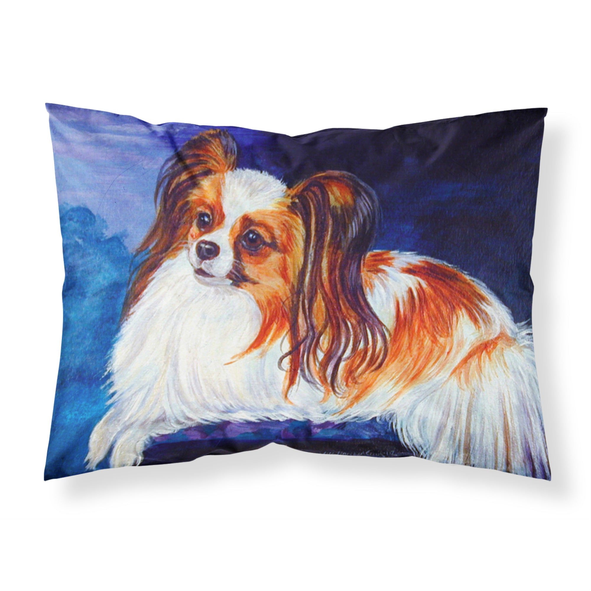 'Caroline'S Treasures 7127Pillowcase Papillion Moisture Wicking Fabric Standard Pillowcase, Large, Multicolor'