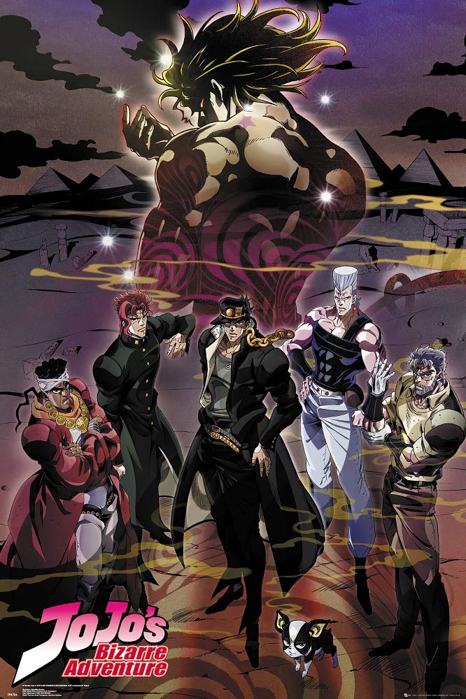 POSTER STOP ONLINE JoJos Bizarre Adventure - Manga TV Show Poster (Group) (Size 24 x 36)