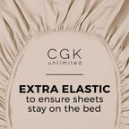 King Size Fitted Bed Sheet - Hotel Luxury Single Fitted Sheet Only - Fits Mattress Up To 16 - Extra Soft, Wrinkle Free, Breathable, And Cooling - Bottom Fitted Sheet - Wheat Single Fitted Sheet Only