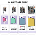 Dayofshe Printed In Usa-Ships Next Day, Customized Photo Blanket Gifts For Women Girlfriend, Personalized Blankets With Picture