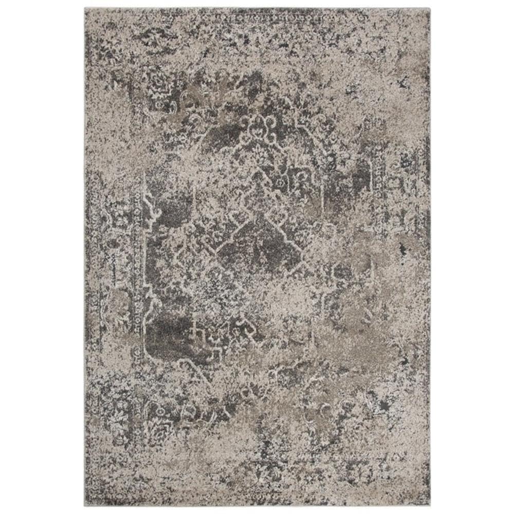 Alora Decor Venice 3'11" X 5'6" Broken Beige/Brown/Ivory Power-Loomed Area Rug