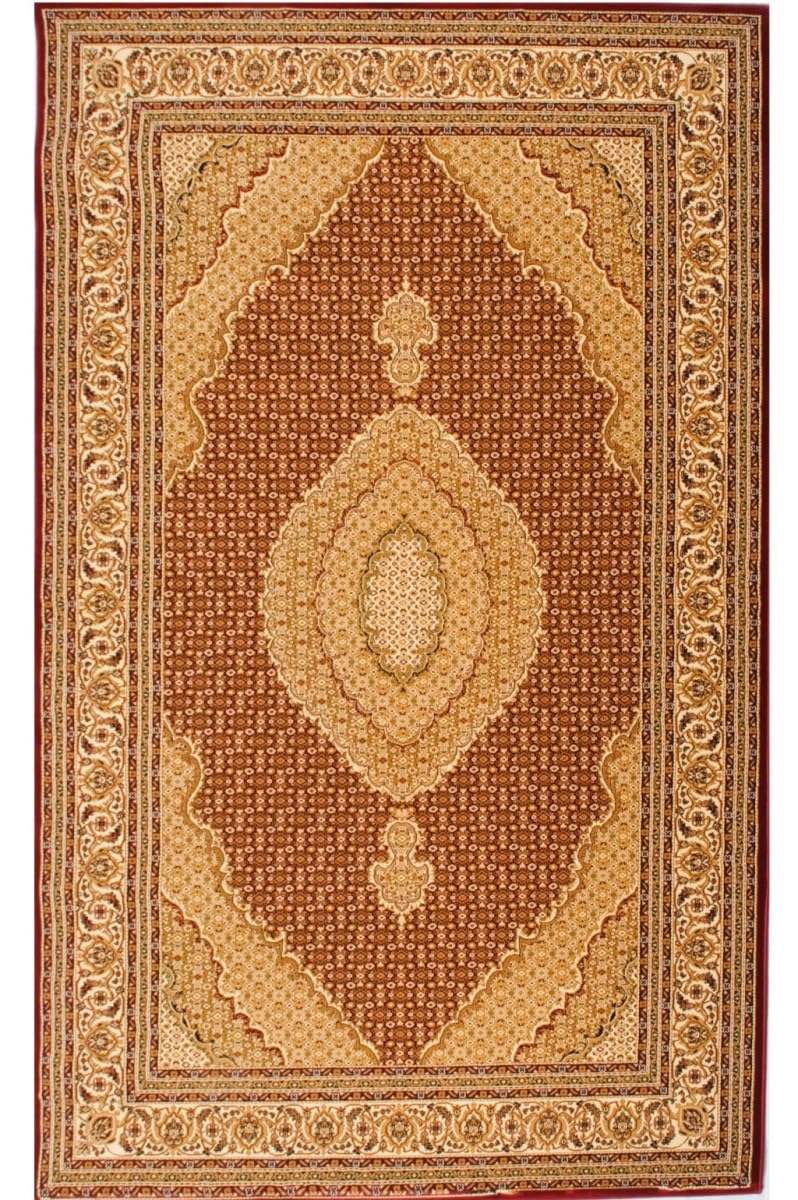 HomeRoots 528838 10 x 13 ft. Red Oriental Washable Non Skid Area Rug