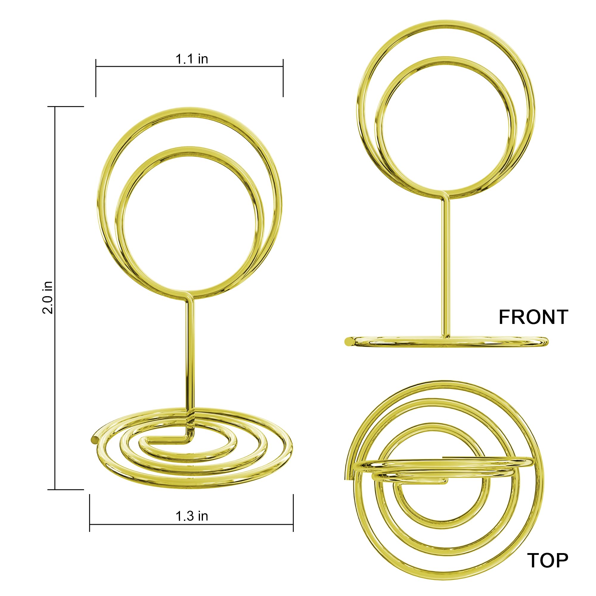 40Pcs Table Number Holders, Place Cards Holder, Mini Food Labels Menu Holder, Photo Holders, Idea For Centerpieces, Wedding, Bir