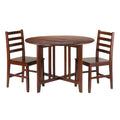 Winsome Alamo Dining, 2 Chairs, Walnut
