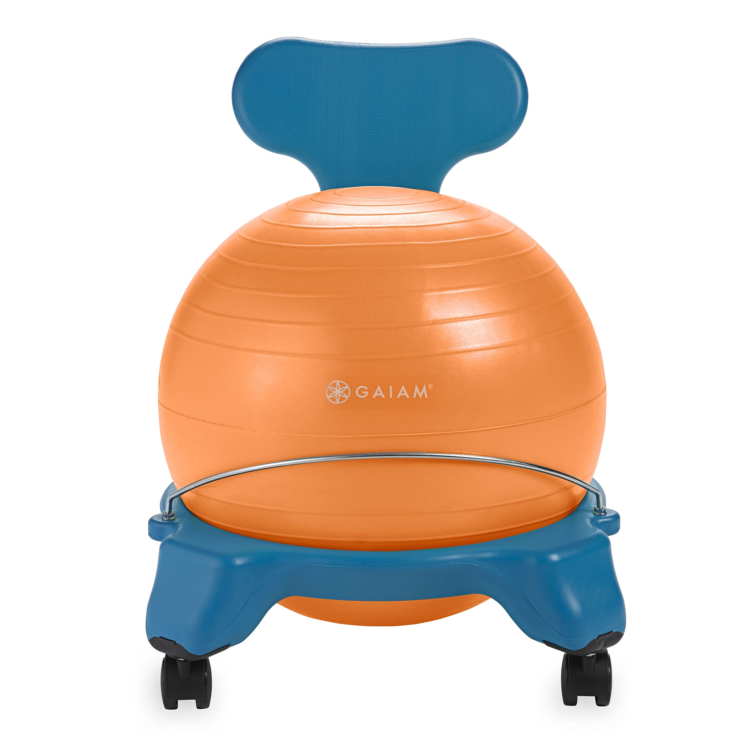 Gaiam Kids Balance Ball Chair - Classic Children'S Stability Ball Chair, Alternative School Classroom Flexible Desk Seating For