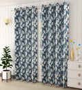 Rensum 5ft Window Curtains for Living Room | Long Lasting Eyelet Polyester Set of 2 Grommet Curtains for Bedroom | Home Washable