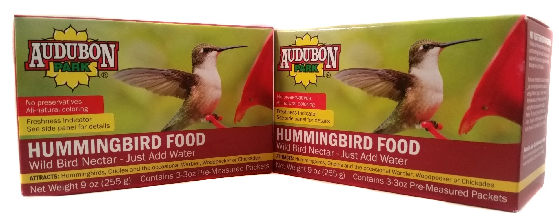 Audubon Hummingbird Concentrate Food 3 3Oz Pre Measured Packets, 2 Boxes Of Hummingbird Nectar