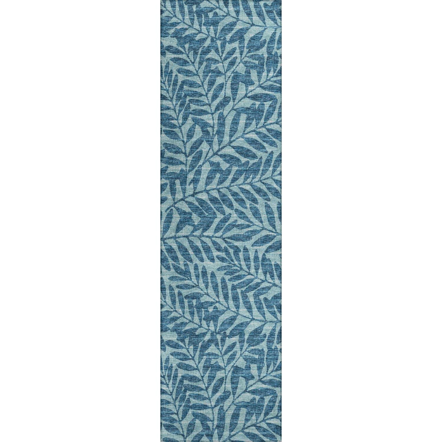 Sedona Sn5 Blue Coastal Rug Runner 2' 3" X 12'