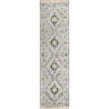 Marbella MB1 Grey Traditional Rug Runner 2 3 X 12