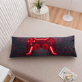 Ntbed Gaming Body Pillow Cover 100% Brushed Microfiber Pillowcase With Envelope Closure For Kids Boys Adults,(20'X54',Red)