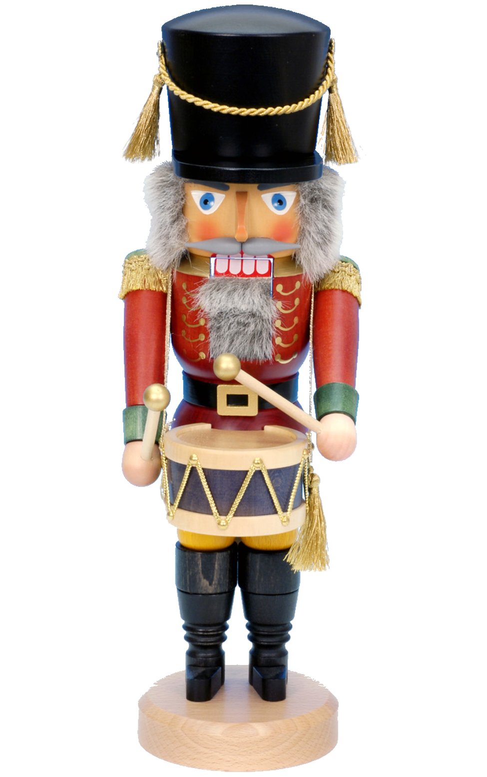 Alexander Taron Importer 32-531 Christian Ulbricht Nutcracker-Red Drummer-15.75&quot; H X 5.5&quot; W X 6&quot; D, Brown