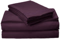 Elegant Comfort 1500 Premier Luxury Hotel Quality Super Soft Wrinkle Free And Fade Resistant 4-Piece Bed Sheet Set, King, Purple