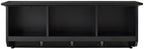 Crosley Furniture Brennan Entryway Hanging Storage Shelf, Black