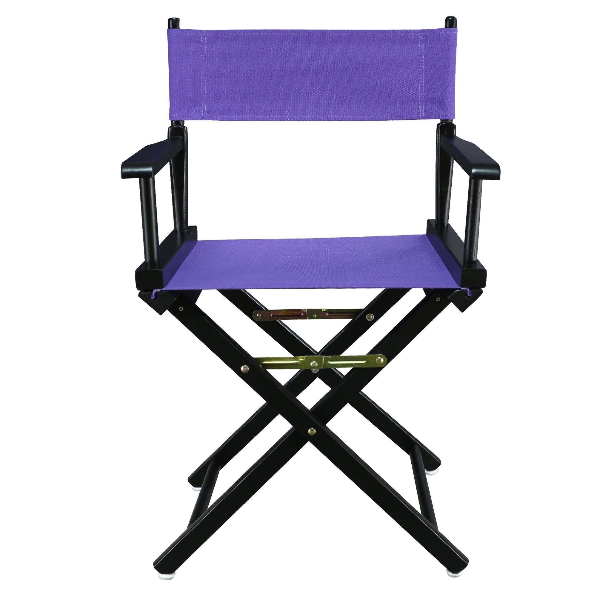 Casual Home 200-02/021-41 18" Black Frame-Purple Canvas Director Chair Classic Height, Blackframe