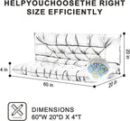 Lcyy.Tg Porch Swing Cushions, Outdoor 3 Seats Swing Cushion Replacement Pad With Backrest, Waterproof Bench Cushion With Ties, F
