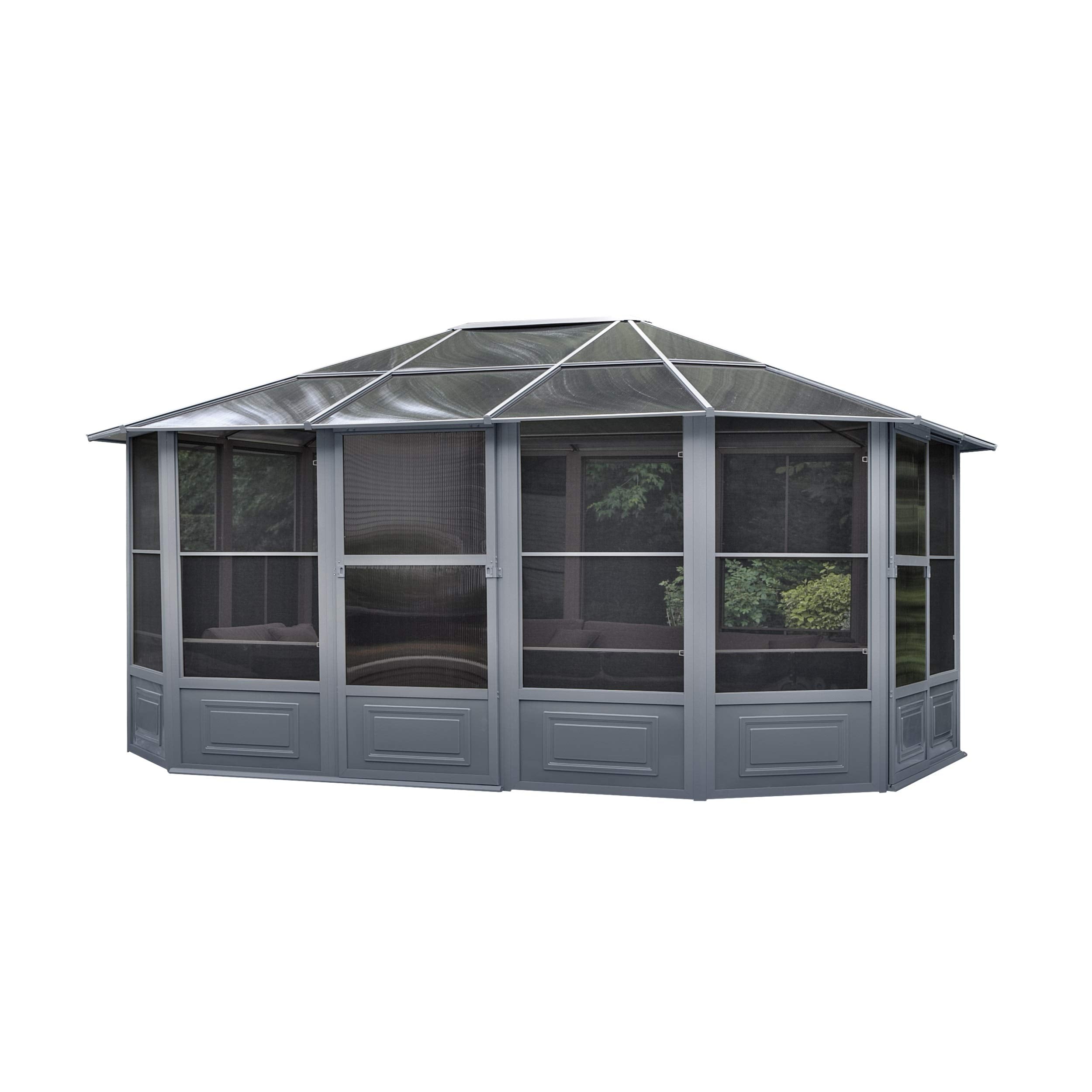 Gazebo Penguin Florence Solarium 12 Ft. X 15 Ft. In Sand