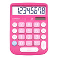 Catiga Cd-8185 Office And Home Style Calculator - 8-Digit Lcd Display - Suitable For Desk And On The Move Use. (Pink)