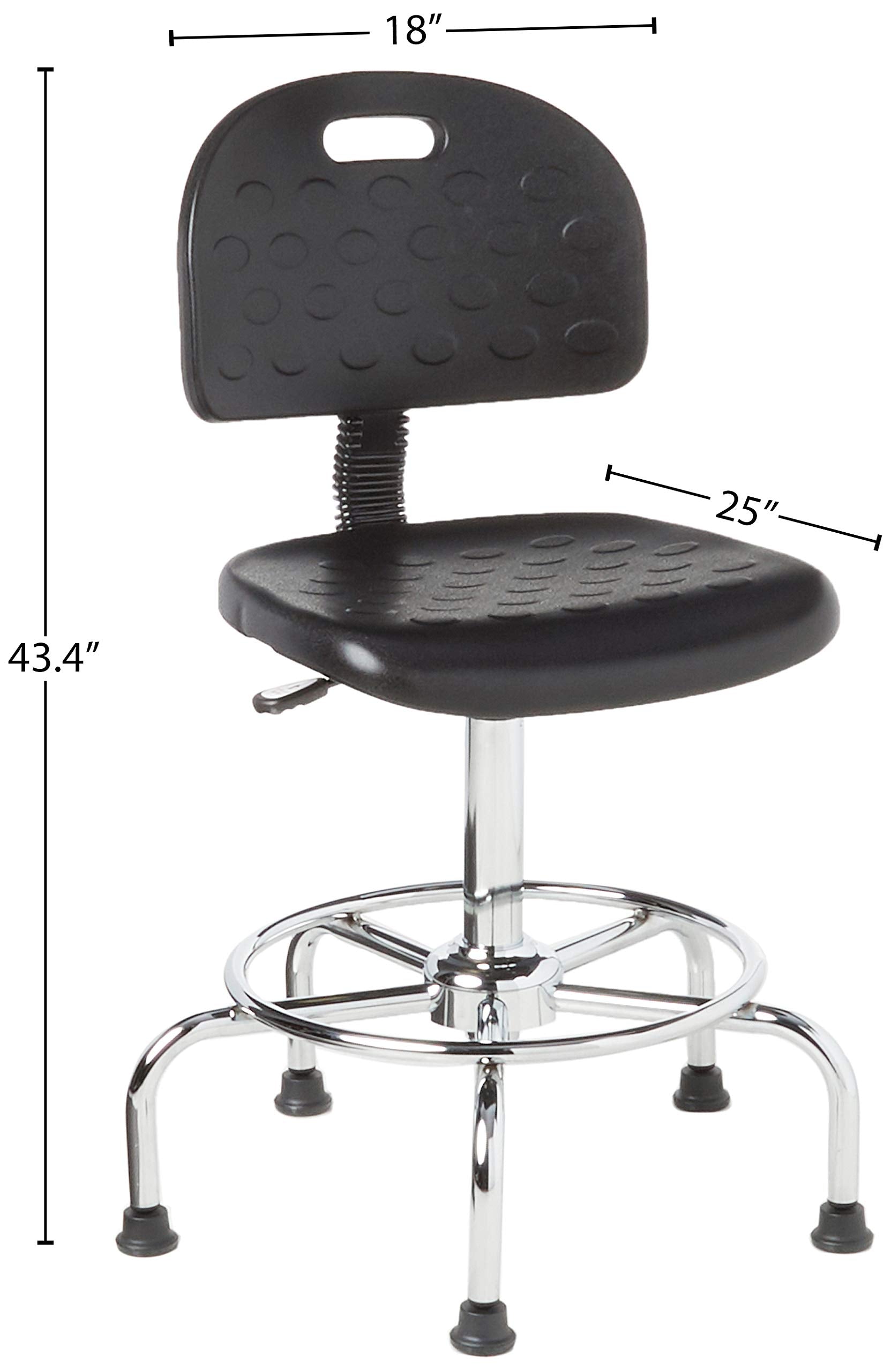 WorkFit Economy Industrial Chair Black