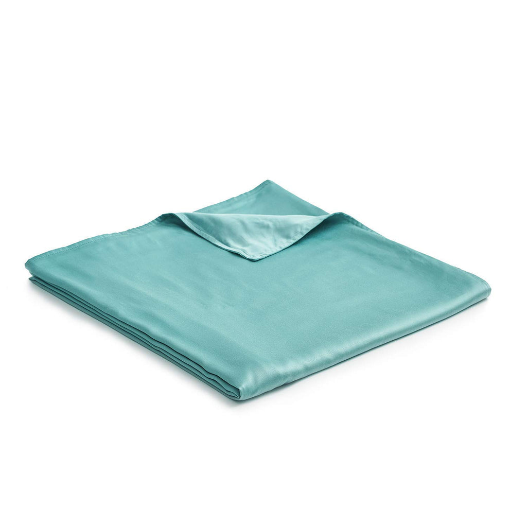 Ynm Exclusive Cooling Duvet Cover For Weighted Blankets With 16 Strings (Sea Grass, 48'X72')