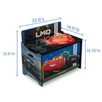 Delta Children Deluxe Toy Box, Disney/Pixar Cars
