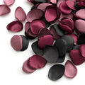 Lings Moment 200pcs Rose Petals, Silk Flower Petals for Wedding/Aisle/Flower Girl Baskets/Table Centerpiece D  cor,etc.Black