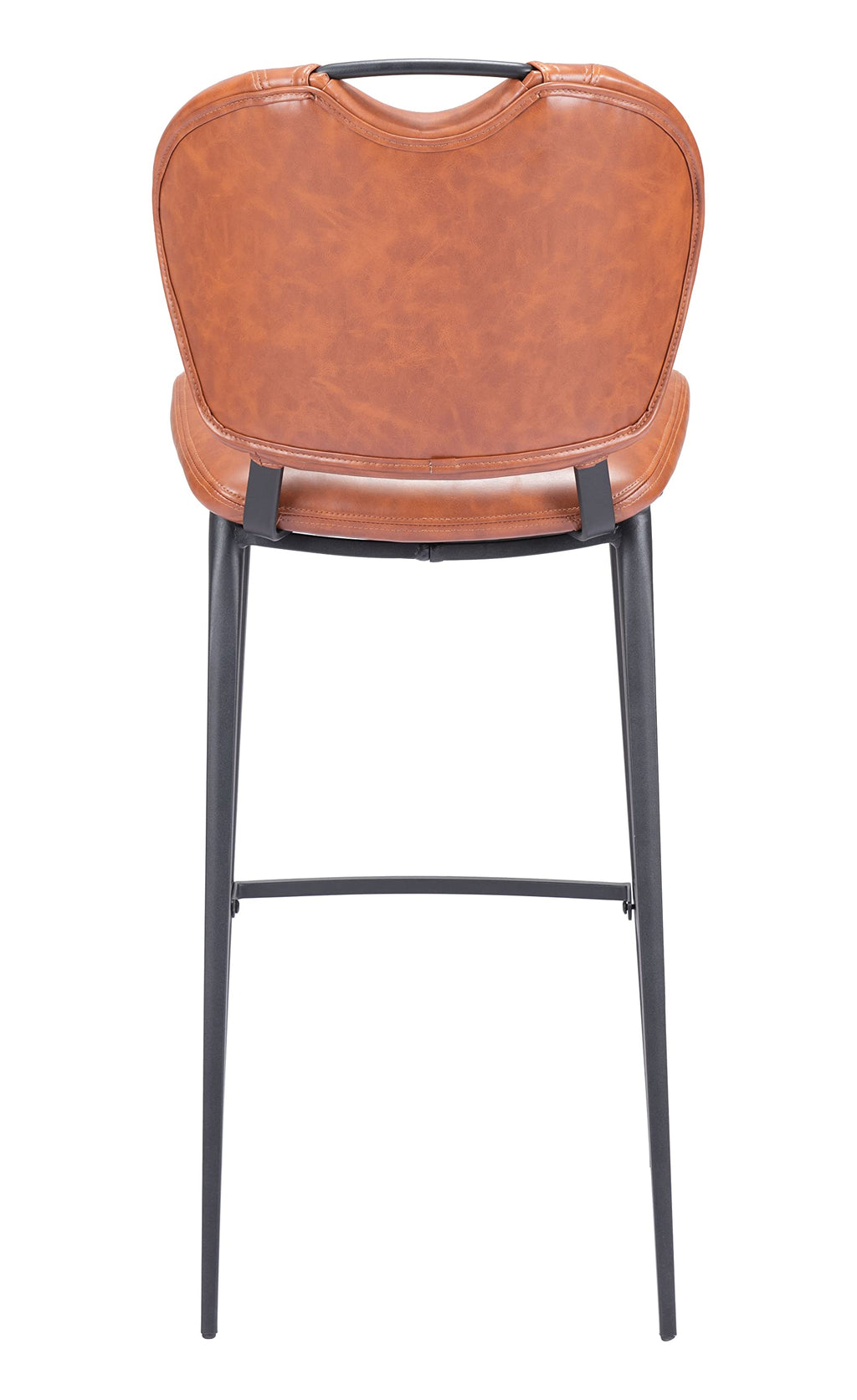 Zuo Terrence Barstool Vintage Brown