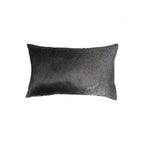 HomeRoots Decor 12' X 20' X 5' Gray and White Cowhide Pillow