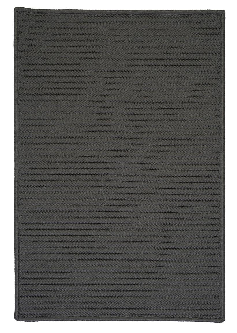 Colonial Mills Simply Home Solid H661 Gray Gray 8&quot;X28&quot; (Set 13) - Area Rug