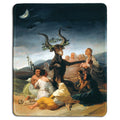 Dealzepic - Art Mousepad - Natural Rubber Mouse Pad With Famous Fine Art Painting Of Witches' Sabbath By Francisco Goya - Stitch