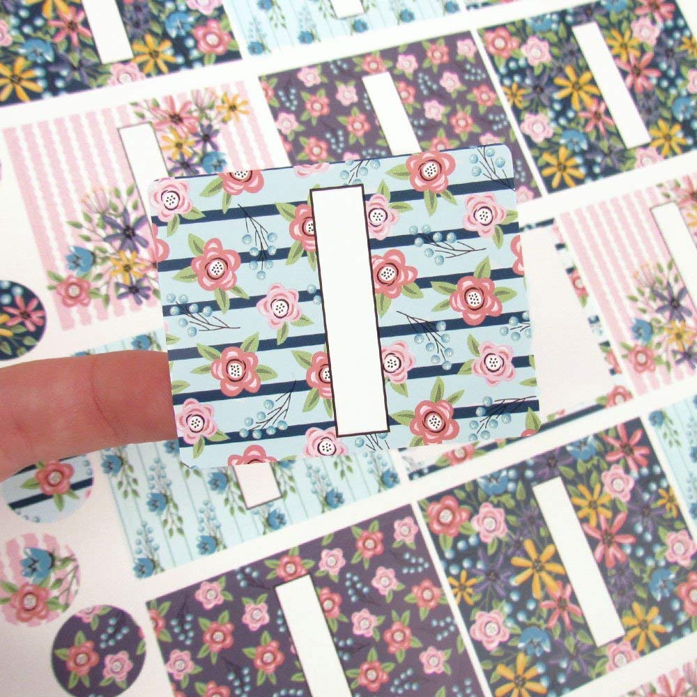 45 Wildflower Poly Weatherproof Labels For Kitchen Freezer Or Aromatherapy Diy Bottle Or Lip Balm Labels By Rivertree Life