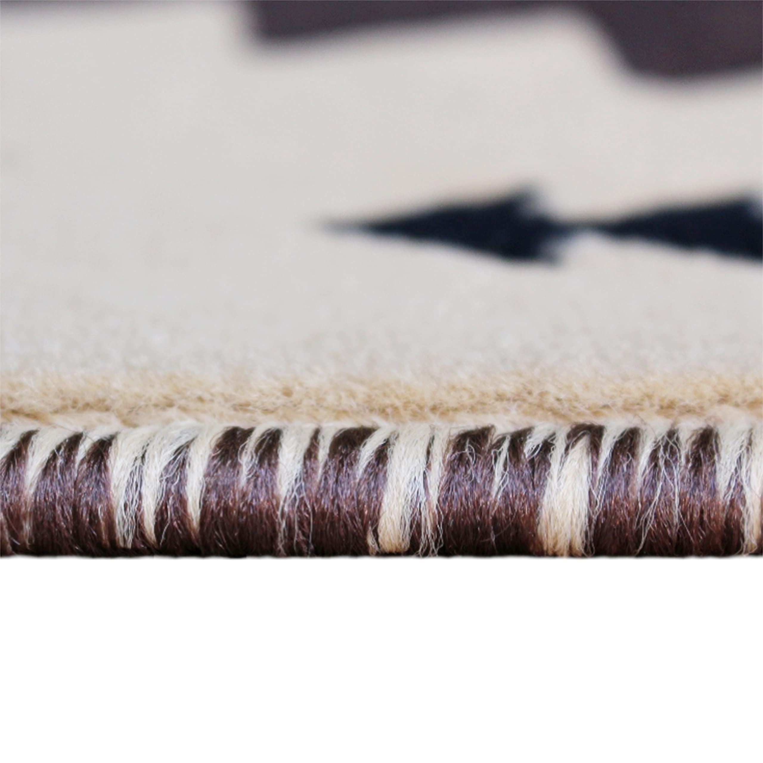 Flash Furniture Mohave Traditional Southwestern Style Area Rug - Rustic Brown Accent Rug - 2' X 10' - Olefin Fibers With Jute Backing