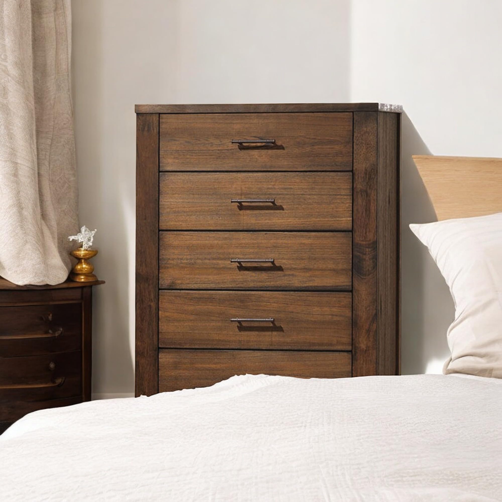 Acme Furniture Merrilee 5 Drawer Chest in Oak