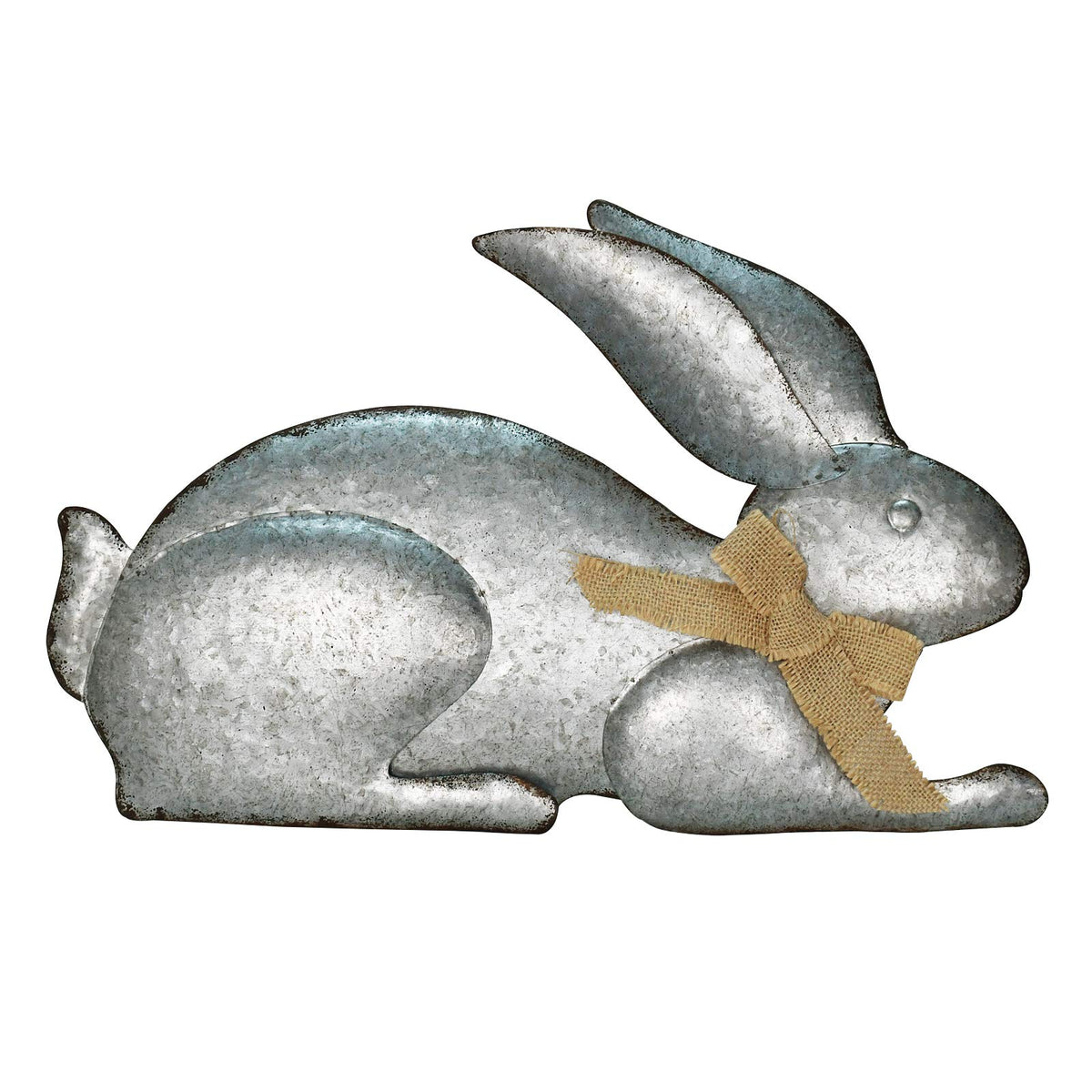 Morning View Metal Easter Bunny Decor Standing Rabbit Garden Statue Easter Bunny Yard Art Decorative Rabbits Lawn Ornaments Outd