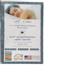 National Allergy Superior 100% Cotton King Mattress Protector Zippered - 78 x 80 x 12 - Hypoallergenic Bed Encasement - Breathab
