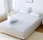 Muxhomo 2 Inch King Size Mattress Topper, 7-Zone Gel Infused Mattress Topper, Egg Crate Foam Mattress, Certipur-Us Certified (76