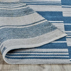 Kosas Home Boulder 96X120 Outdoor Polypropylene Fabric Area Rug In Blue